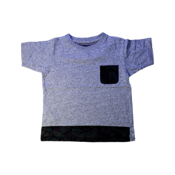 A Grey Short Sleeve T Shirts from Fred Perry in size 2T for boy. (Front View)
