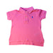 A Pink Short Sleeve Polos from Ralph Lauren in size 6-12M for boy. (Front View)