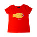 A Red Short Sleeve T Shirts from Marimekko in size 4T for girl. (Front View)
