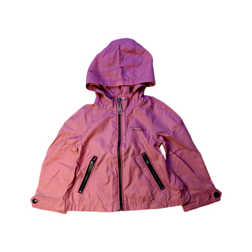 A Pink Lightweight Jackets from Burberry in size 2T for girl. (Front View)