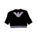 A Black Crewneck Sweatshirts from Armani in size 3-6M for boy. (Back View)