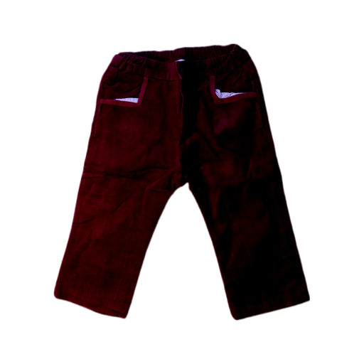 A Burgundy Casual Pants from Dior in size 6-12M for girl. (Front View)
