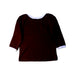 A Brown Long Sleeve Tops from Dimples in size 0-3M for neutral. (Back View)