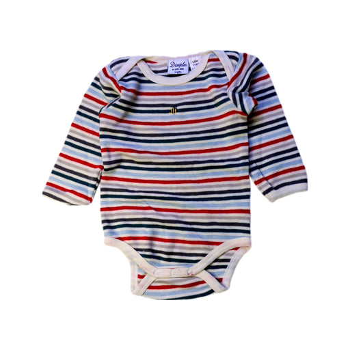 A Multicolour Long Sleeve Bodysuits from Dimples in size 6-12M for neutral. (Front View)
