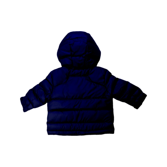 A Navy Puffer/Quilted Jackets from Polo Ralph Lauren in size 6-12M for neutral. (Back View)