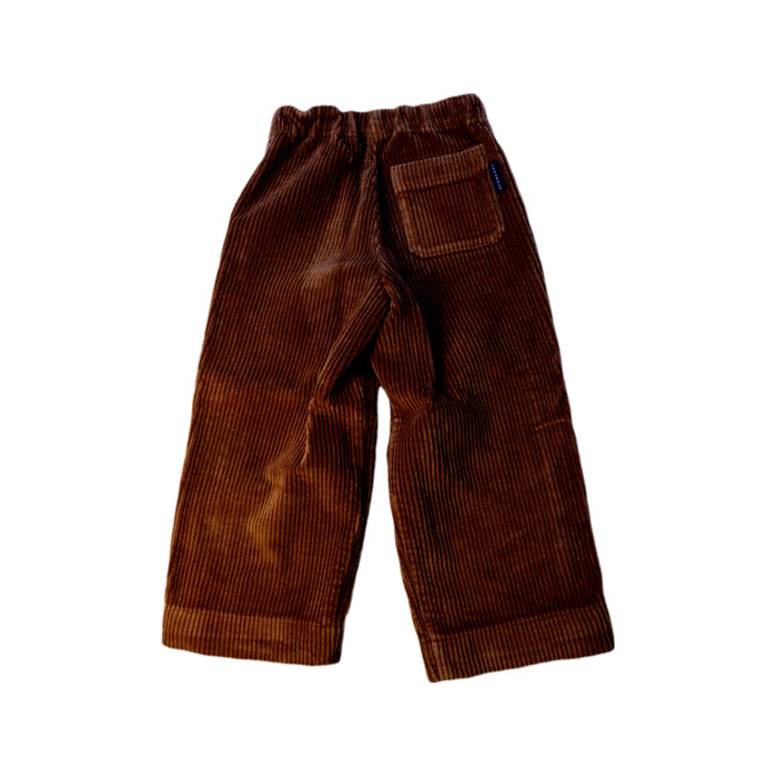 A Brown Casual Pants from Burberry in size 4T for boy. (Back View)