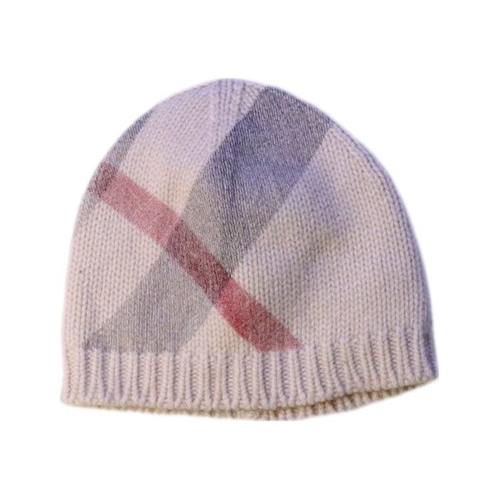 A Beige Beanies from Burberry in size 7Y for neutral. (Front View)
