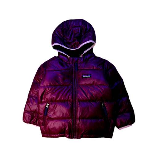 A Burgundy Puffer/Quilted Jackets from Patagonia in size 2T for neutral. (Front View)