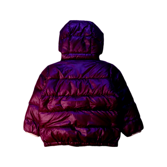 A Burgundy Puffer/Quilted Jackets from Patagonia in size 2T for neutral. (Back View)