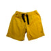 A Yellow Shorts from Petit Bateau in size 4T for boy. (Front View)