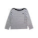 A Black Long Sleeve T Shirts from Petit Bateau in size 8Y for boy. (Front View)