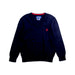 A Navy Knit Sweaters from Polo Ralph Lauren in size 4T for boy. (Front View)