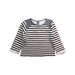 A White Long Sleeve Tops from Petit Bateau in size 12-18M for girl. (Front View)