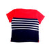 A Red Short Sleeve T Shirts from Petit Bateau in size 18-24M for boy. (Back View)