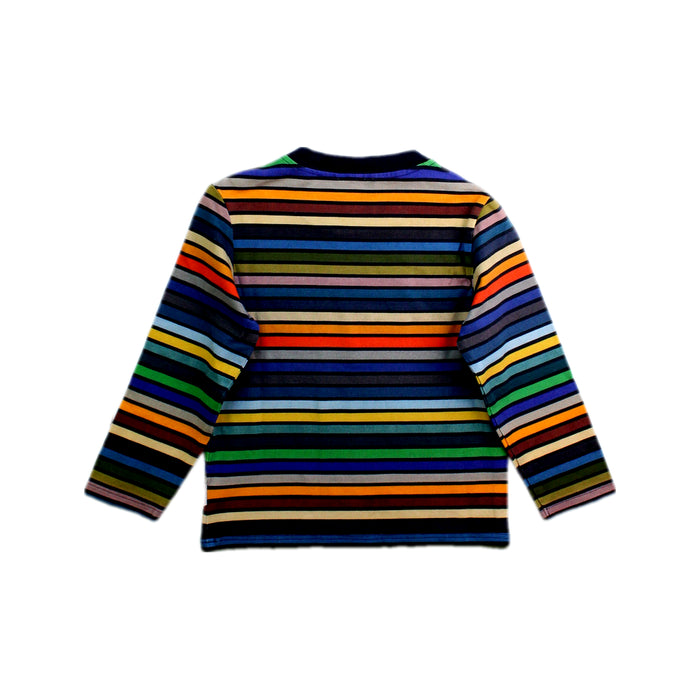 A Multicolour Long Sleeve T Shirts from Paul Smith in size 2T for boy. (Back View)