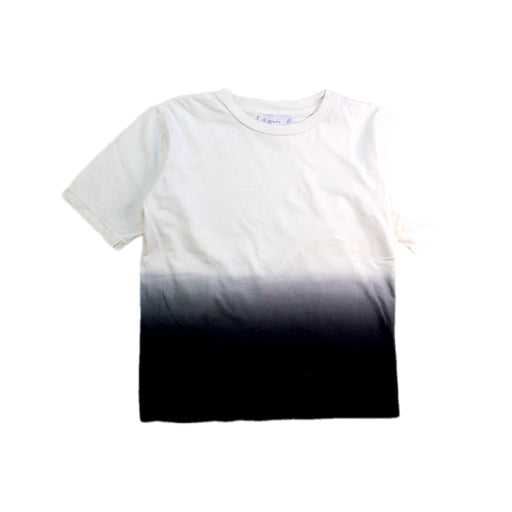 A White Short Sleeve T Shirts from Agnes B Enfant in size 6T for boy. (Front View)
