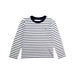 A White Long Sleeve T Shirts from Petit Bateau in size 6T for boy. (Front View)