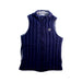 A Navy Outerwear Vests from Petit Bateau in size 8Y for boy. (Front View)