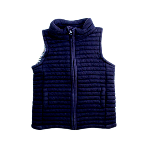 A Navy Outerwear Vests from Petit Bateau in size 3T for boy. (Front View)