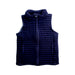 A Navy Outerwear Vests from Petit Bateau in size 3T for boy. (Front View)