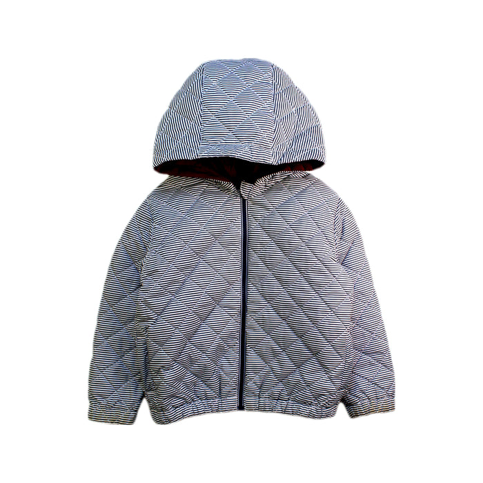 A Red Lightweight Jackets from Petit Bateau in size 4T for neutral. (Back View)