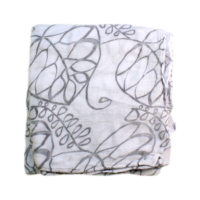 A White Swaddles from Aden & Anais in size 0-3M for neutral. (Back View)