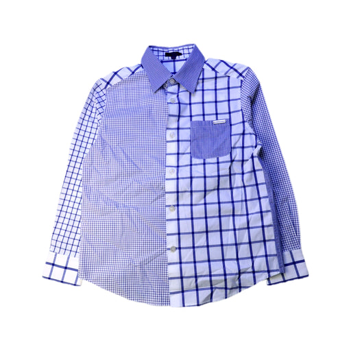 A Blue Long Sleeve Shirts from Nicholas & Bears in size 10Y for boy. (Front View)
