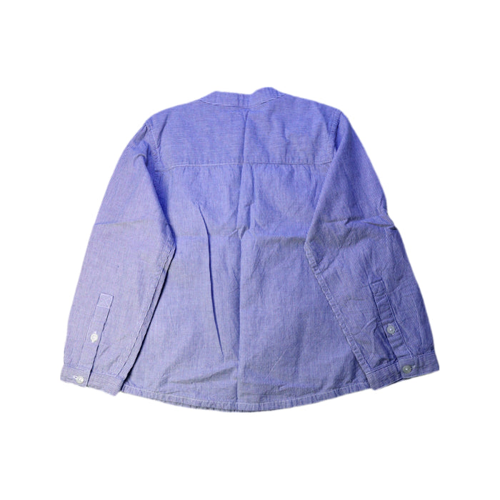 A Blue Long Sleeve Tops from Monsoon in size 7Y for boy. (Back View)