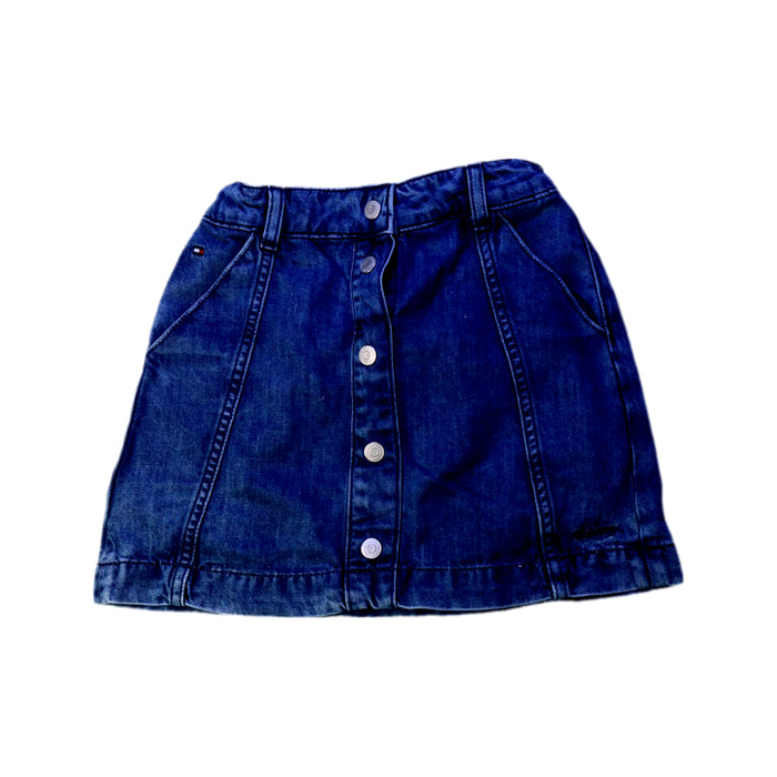 A Blue Short Skirts from Tommy Hilfiger in size 8Y for girl. (Front View)