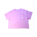 A Pink Short Sleeve T Shirts from Adidas in size 7Y for boy. (Front View)
