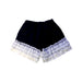 A Black Shorts from As Know As Ponpoko in size 4T for girl. (Back View)