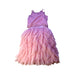 A Pink Sleeveless Dresses from Monsoon in size 8Y for girl. (Back View)