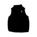 A Black Outerwear Vests from Air Jordan in size 9Y for boy. (Front View)