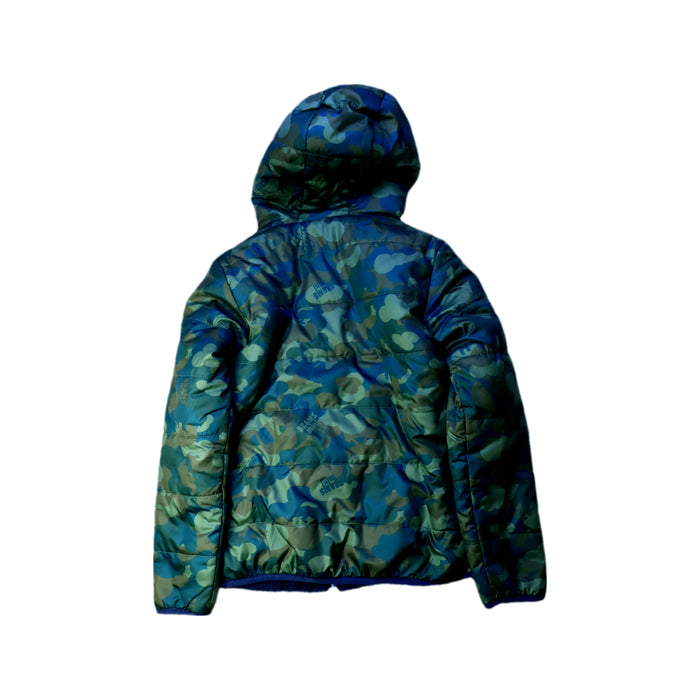 A Green Puffer/Quilted Jackets from BEAMS in size 10Y for boy. (Back View)