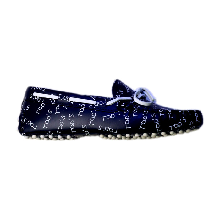 A Navy Loafers & Moccasins from Tod’s in size 7Y for boy. (Front View)