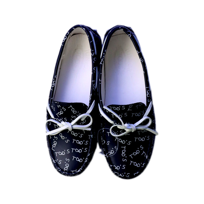 A Navy Loafers & Moccasins from Tod’s in size 7Y for boy. (Back View)