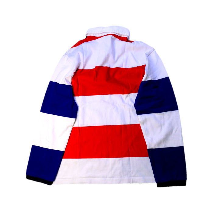 A Red Long Sleeve Polos from Jacadi in size 12Y for boy. (Back View)