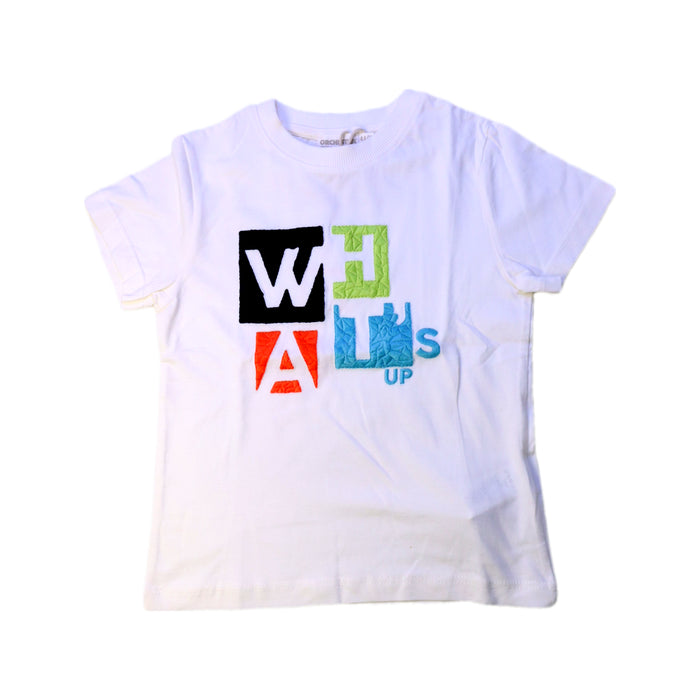 A White Short Sleeve T Shirts from Orchestra in size 4T for neutral. (Front View)
