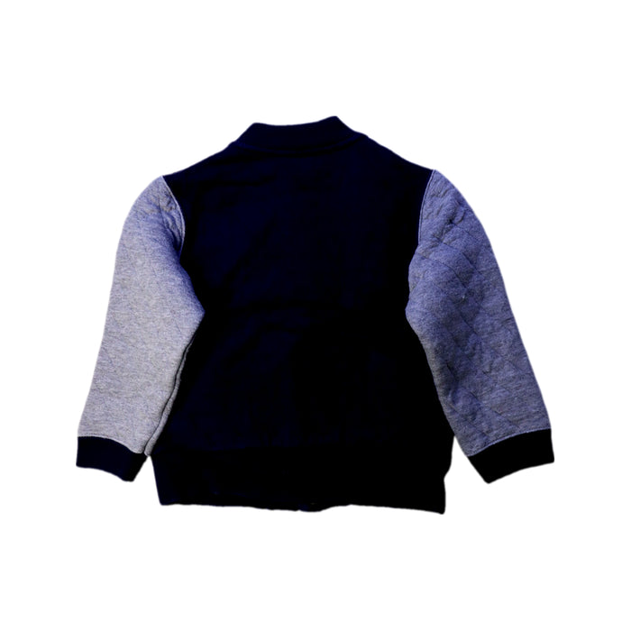 A Navy Lightweight Jackets from Petit Bateau in size 3T for boy. (Back View)