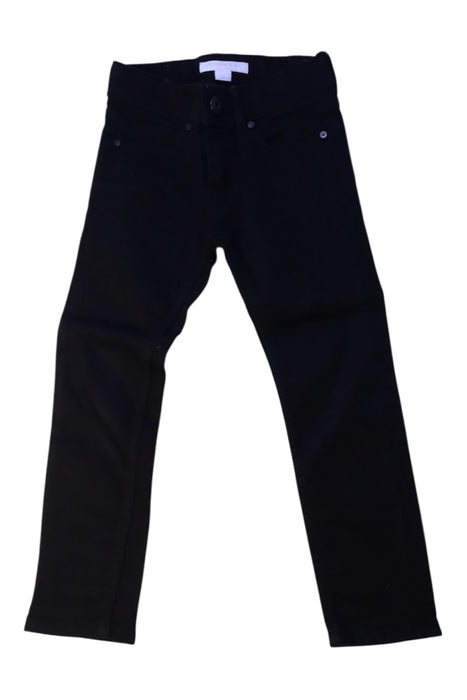 A Black Casual Pants from Burberry in size 4T for boy. (Front View)