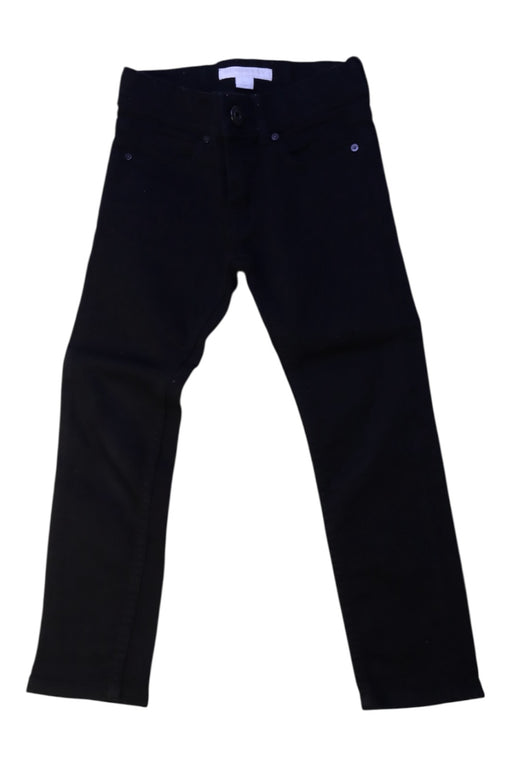 A Black Casual Pants from Burberry in size 4T for boy. (Front View)