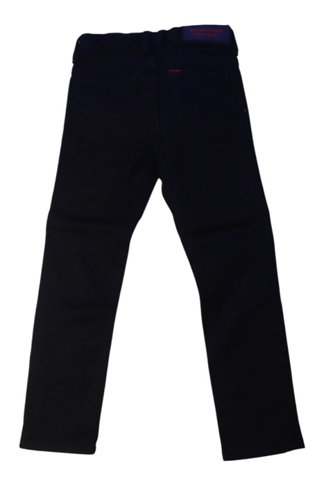 A Black Casual Pants from Burberry in size 4T for boy. (Back View)