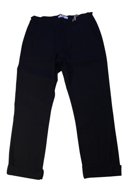 A Black Casual Pants from MSGM in size 8Y for boy. (Front View)