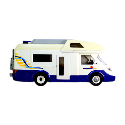A Blue Cars Trucks Trains & Remote Control from Playmobil in size 4T for boy. (Front View)
