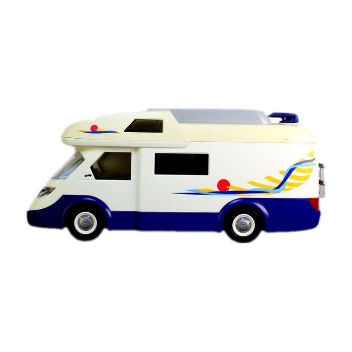 A Blue Cars Trucks Trains & Remote Control from Playmobil in size 4T for boy. (Back View)