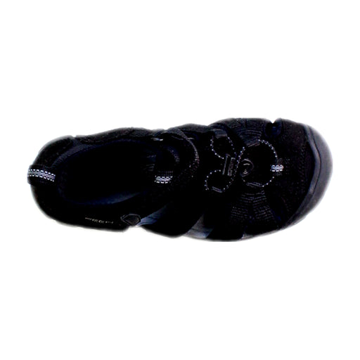 A Black Sandals from Keen in size 7Y for neutral. (Front View)