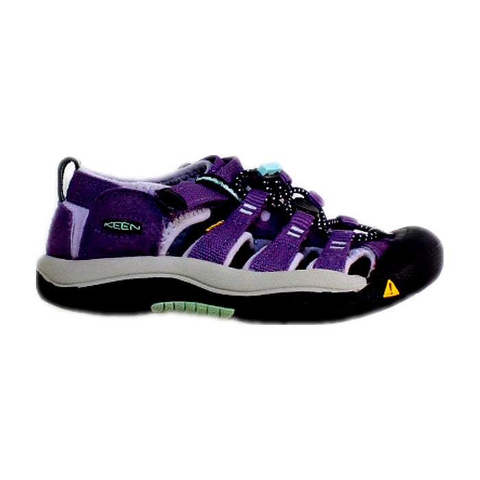 A Purple Sandals from Keen in size 6T for neutral. (Front View)