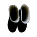 A Navy Rain Boots from Aigle in size 6T for neutral. (Back View)