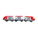 A Red Cars Trucks Trains & Remote Control from Brio in size 3T for boy. (Front View)