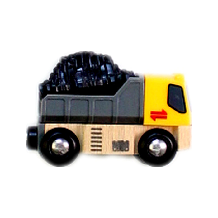 A Yellow Cars Trucks Trains & Remote Control from Brio in size 3T for boy. (Front View)